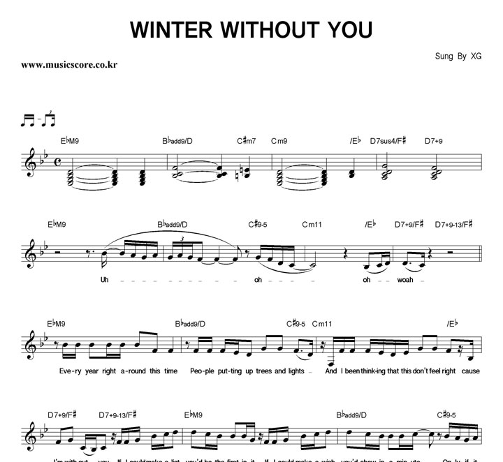 XG Winter Without You Ǻ