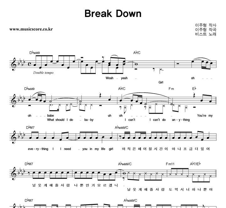 Ʈ Break Down Ǻ