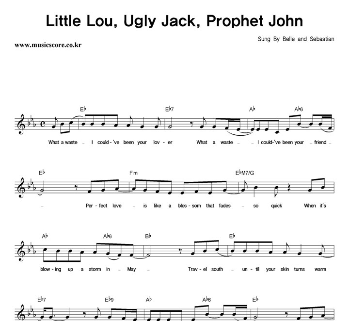 Belle & Sebastian Little Lou, Ugly Jack, Prophet John Ǻ