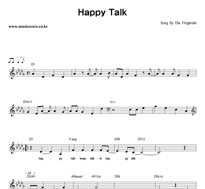 Ella Fitzgerald Happy Talk Ǻ