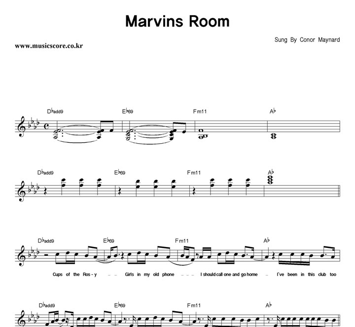 Conor Maynard Marvins Room Ǻ