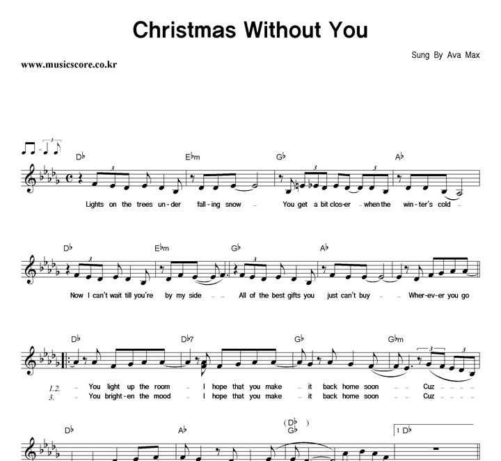 Ava Max Christmas Without You Ǻ