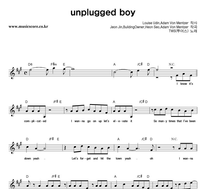 TWS() Unplugged Boy Ǻ