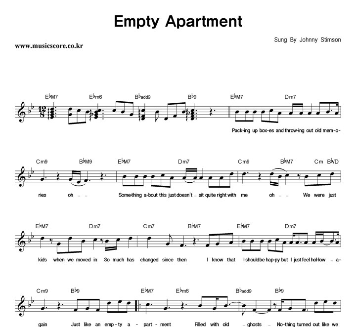 Johnny Stimson Empty Apartment Ǻ