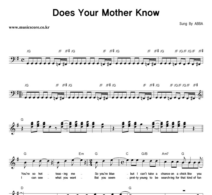 ABBA Does Your Mother Know Ǻ