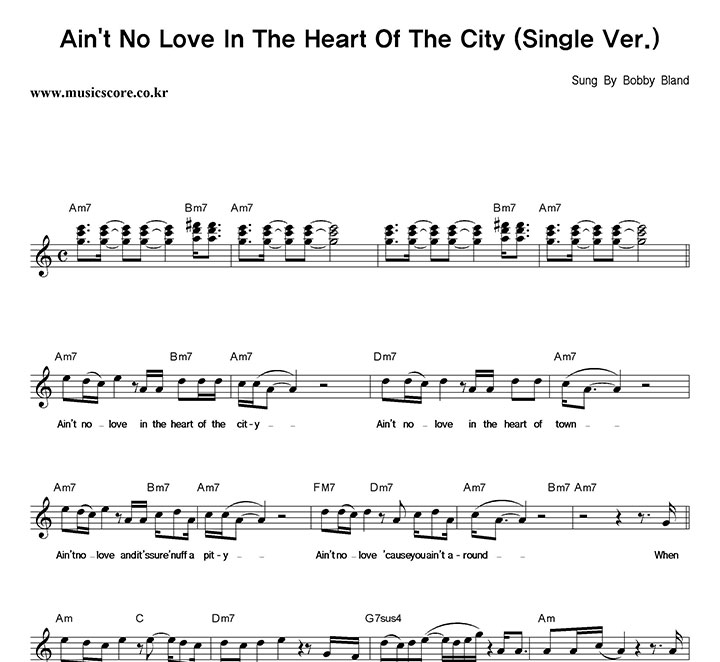 Bobby Bland Ain' tNo Love In The Heart Of The City (Single Ver.) Ǻ