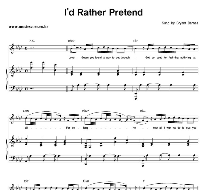 Bryant Barnes I'd Rather Pretend ǾƳ Ǻ