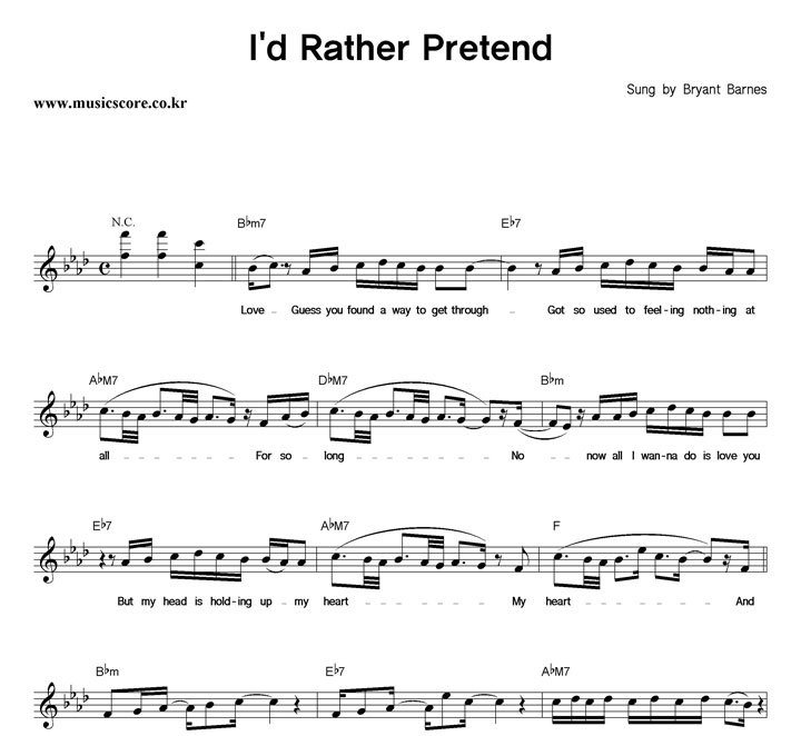 Bryant Barnes I'd Rather Pretend Ǻ