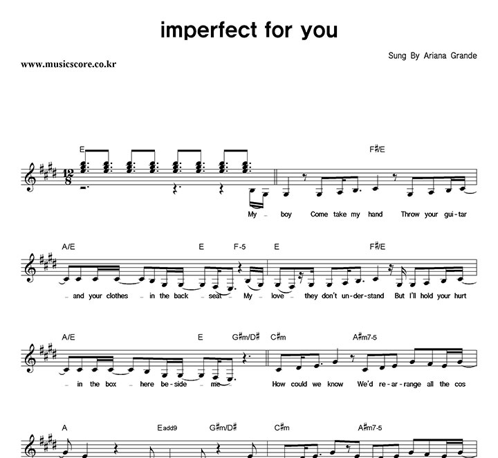 Ariana Grande Imperfect For You Ǻ