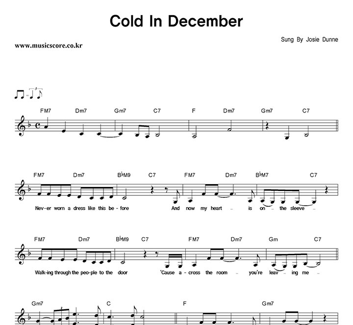 Josie Dunne Cold In December Ǻ