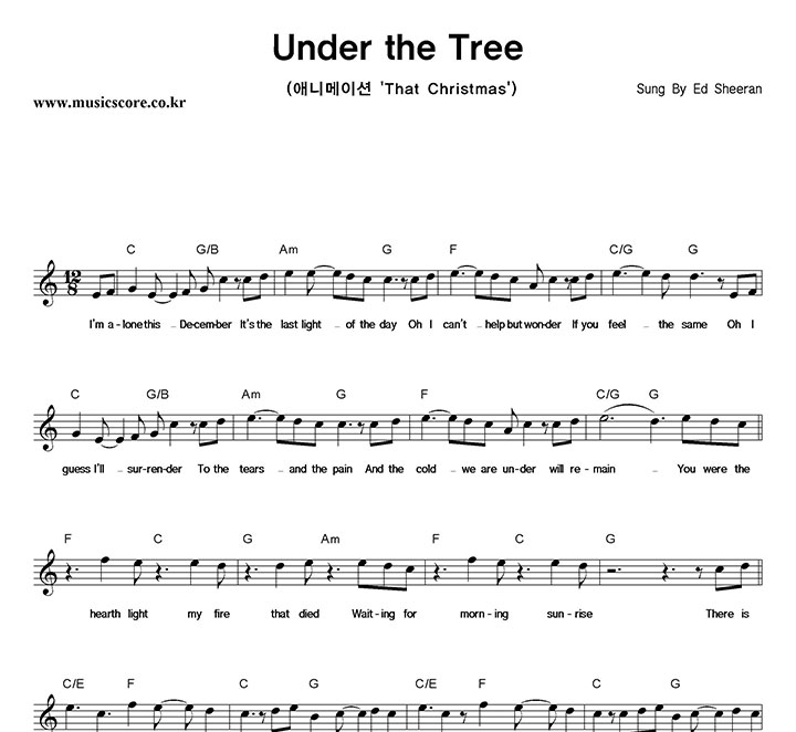 Ed Sheeran Under The Tree Ǻ