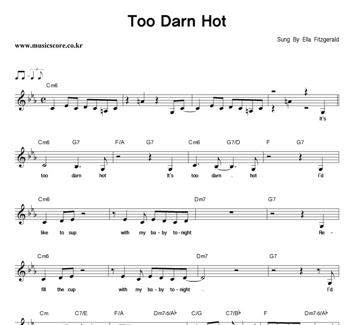 Ella Fitzgerald Too Darn Hot Ǻ