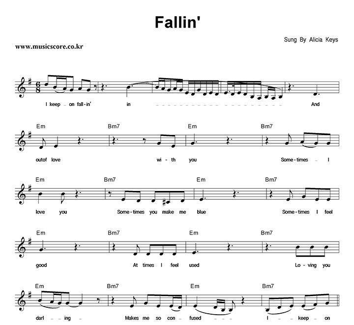 Alicia Keys Fallin' Ǻ