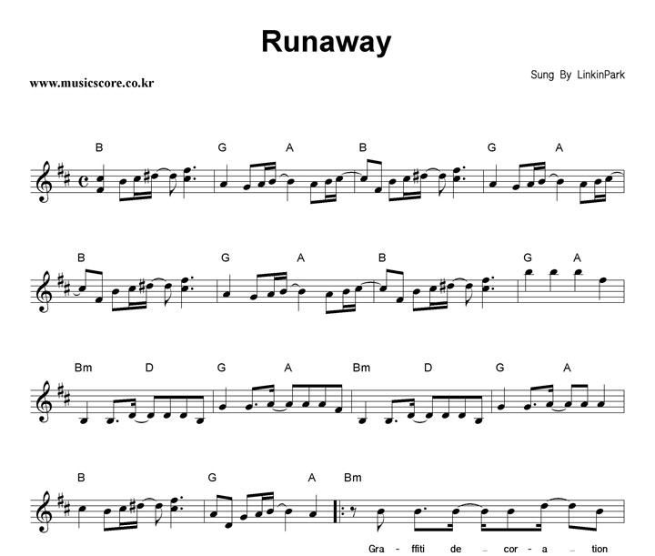 Linkin Park Runaway (Album Ver.) Ǻ