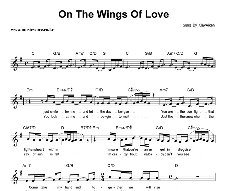 Clay Aiken On The Wings Of Love Ǻ