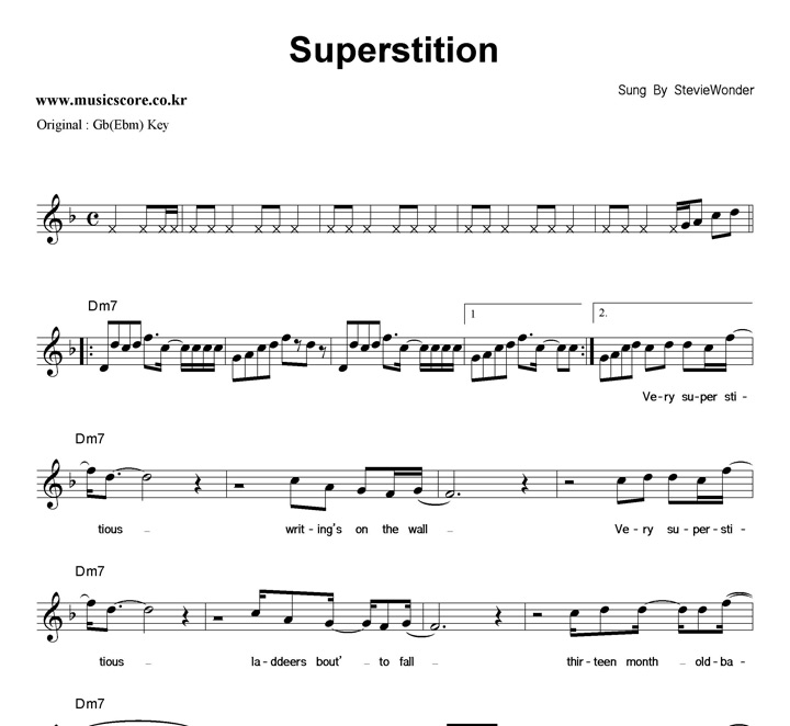 Stevie Wonder Superstition  FŰ Ǻ