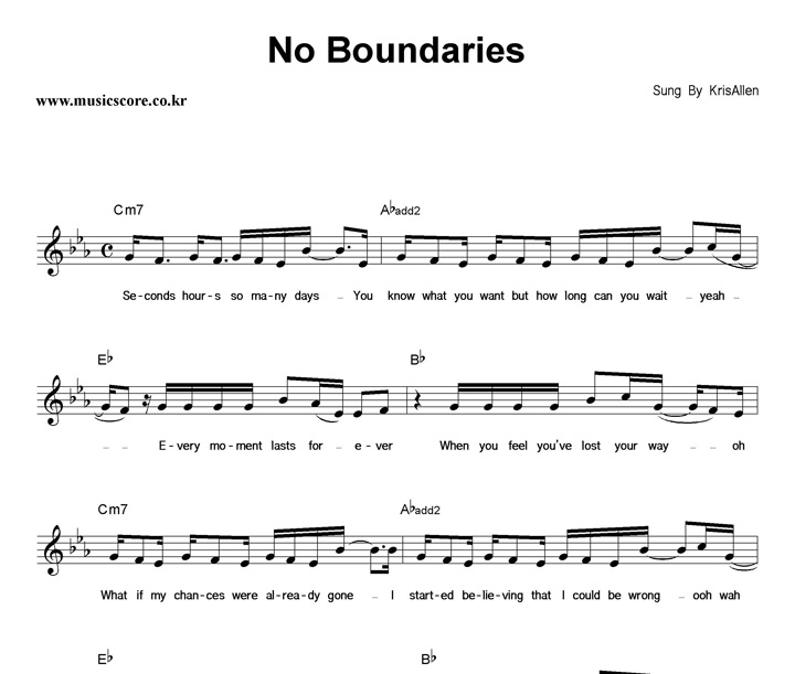 Kris Allen No Boundaries Ǻ