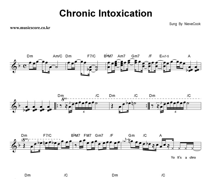 Nieve & Cook ChronicIntoxication Ǻ