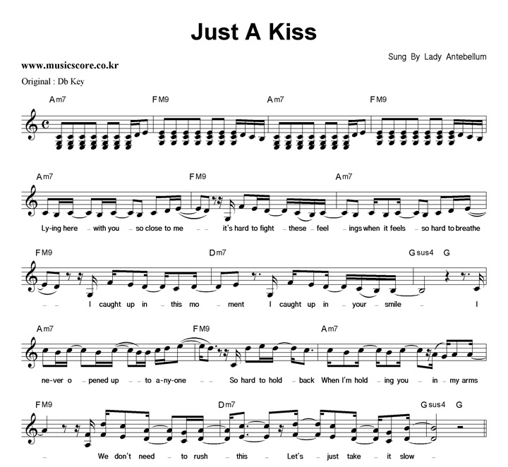 Lady Antebellum Just A Kiss  CŰ Ǻ