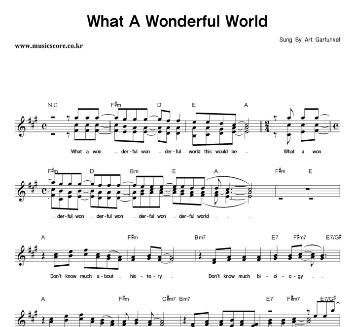 Art Garfunkel What A Wonderful World Ǻ