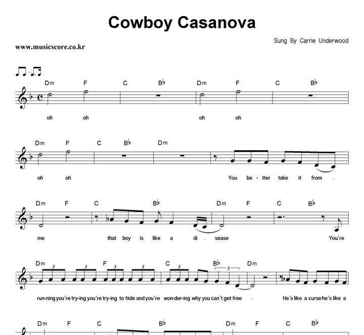 Carrie Underwood Cowboy Casanova Ǻ