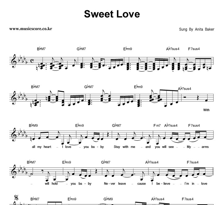 Anita Baker Sweet Love Ǻ