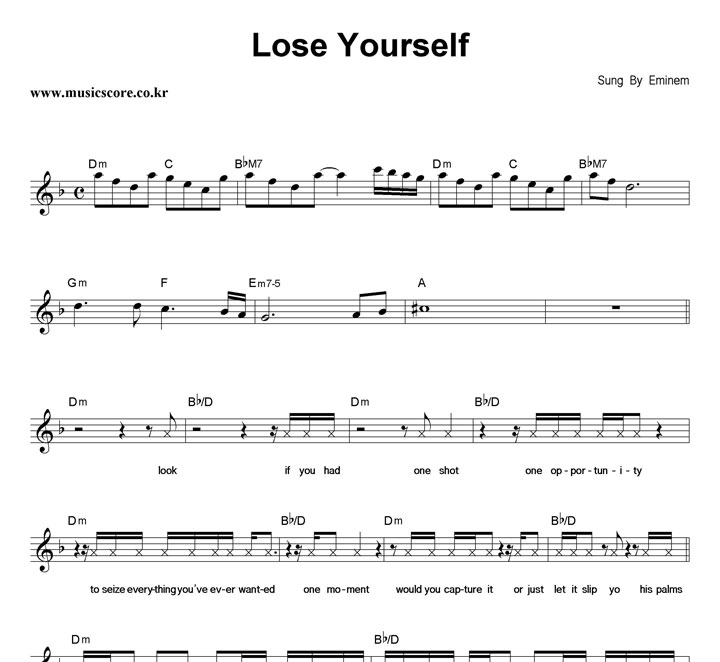 Eminem Lose Yourself Ǻ