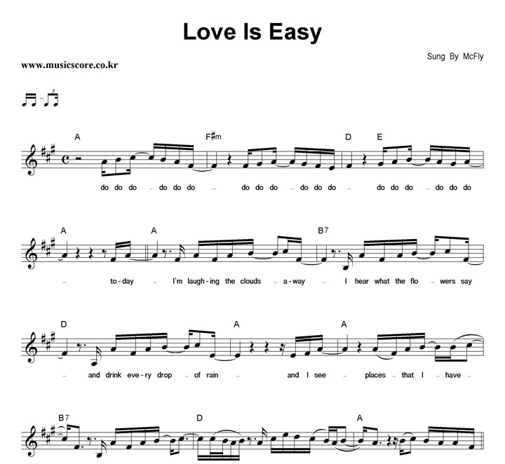 McFly Love Is Easy Ǻ