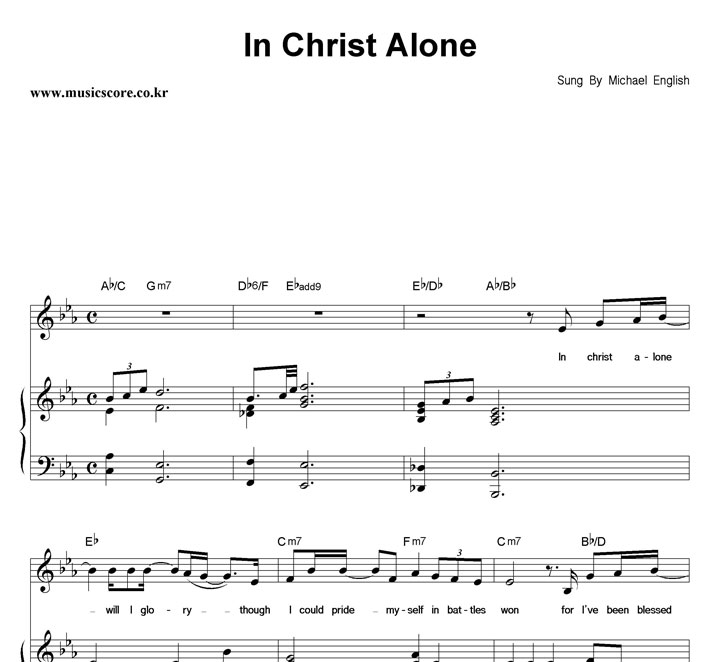 Mmichael English In Christ Alone ǾƳ Ǻ