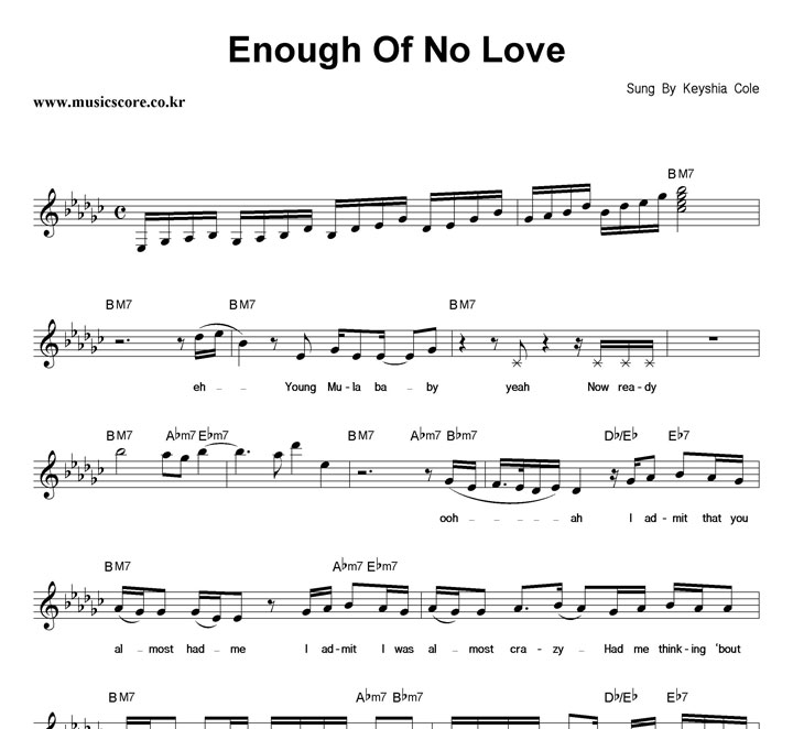 Keyshia Cole Enough Of No Love Ǻ