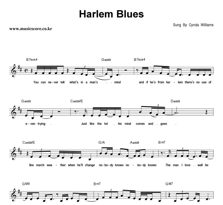 Cynda Williams Harlem Blues Ǻ