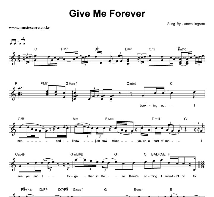 James Ingram Give Me Forever Ǻ