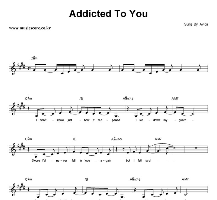 Avicii Addicted To You Ǻ