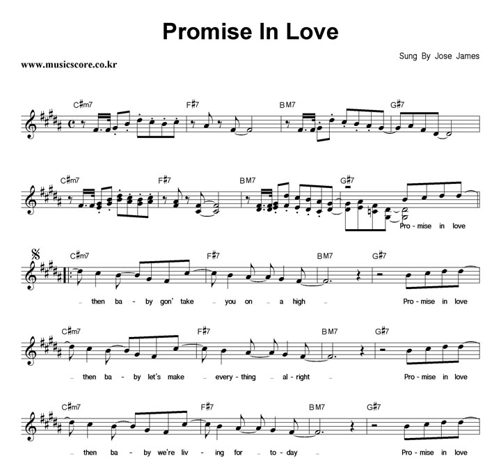 Jose James Promise In Love Ǻ