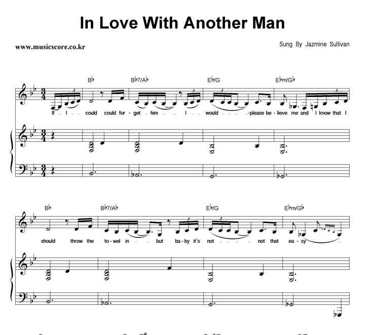 Jazmine Sullivan In Love With Another Man ǾƳ Ǻ