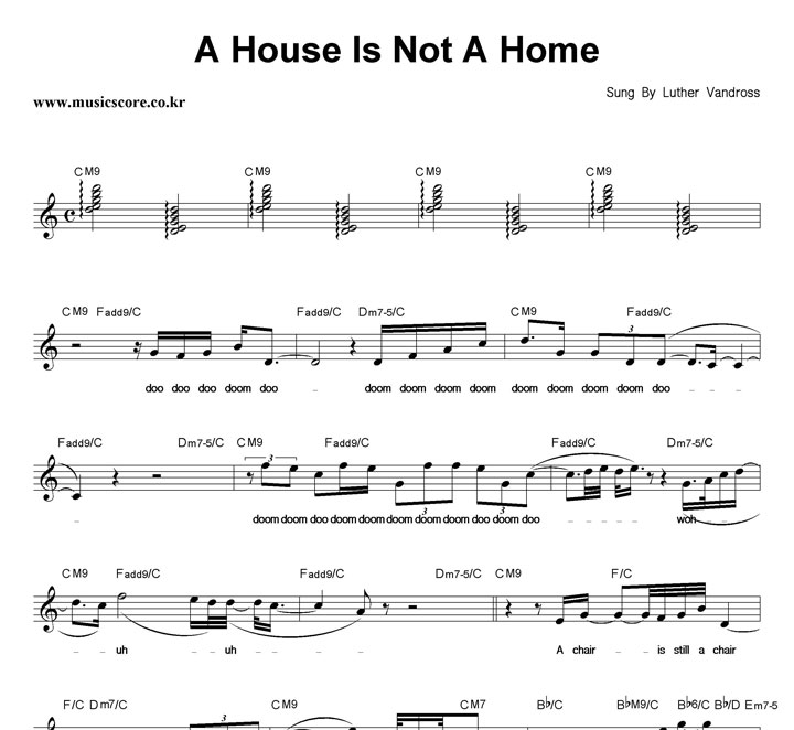 Luther Vandross A House Is Not A Home Ǻ