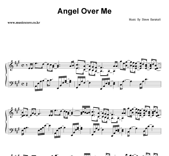 Steve Barakatt Angel Over Me ǾƳ Ǻ