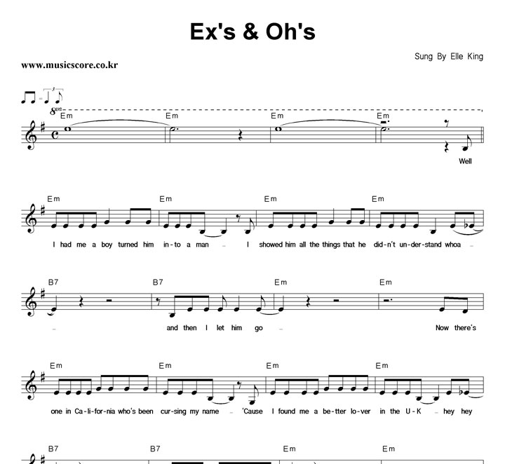 Elle King Ex's & Oh's Ǻ