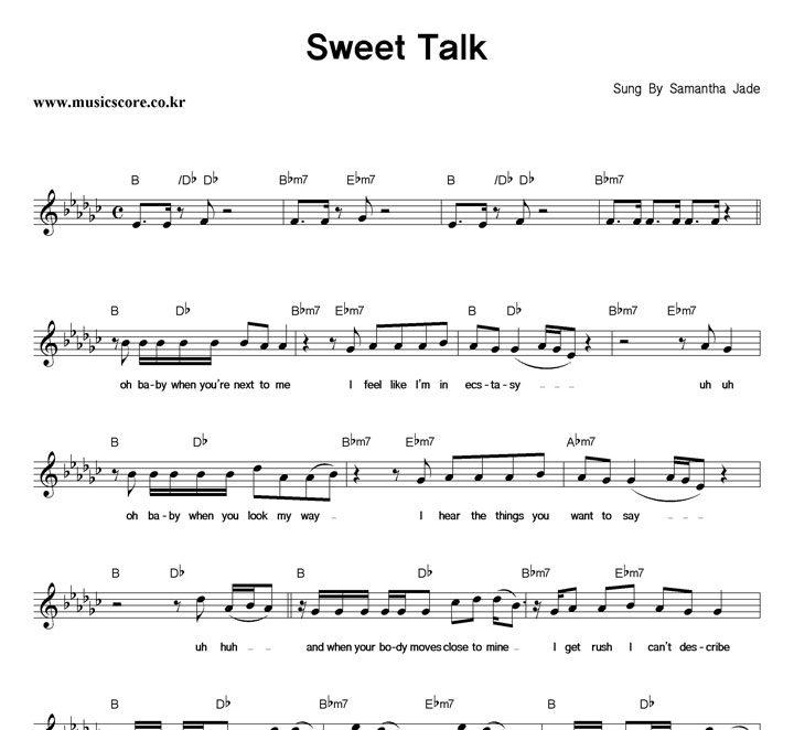 Samantha Jade Sweet Talk Ǻ