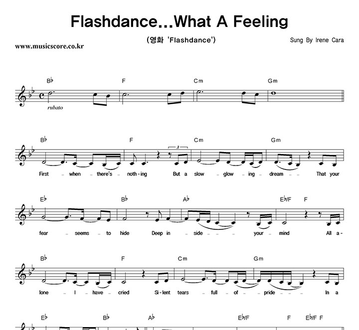 Irene Cara Flashdance...What A Feeling Ǻ