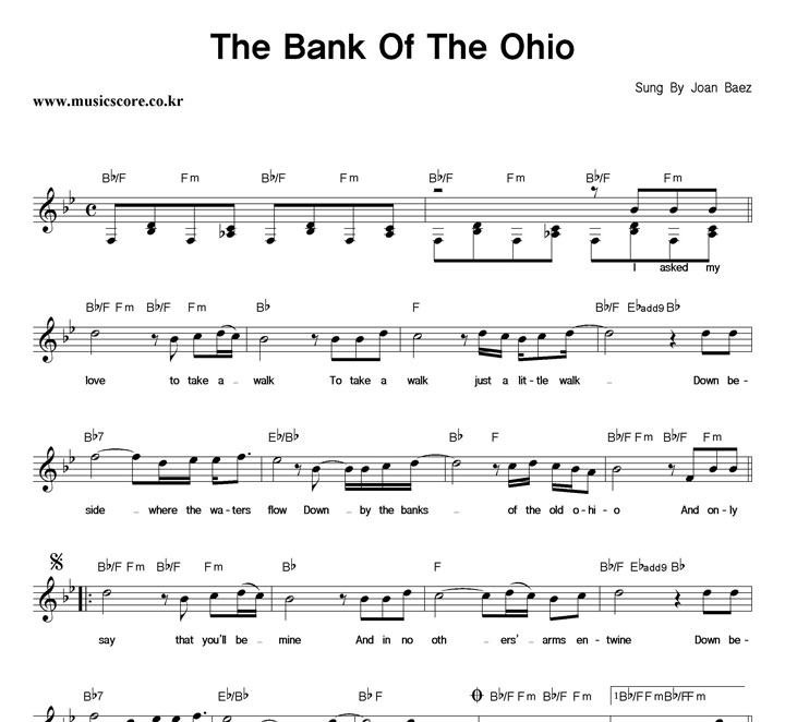 Joan Baez The Bank Of The Ohio Ǻ