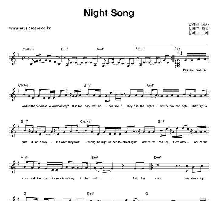 ˷ Night Song Ǻ