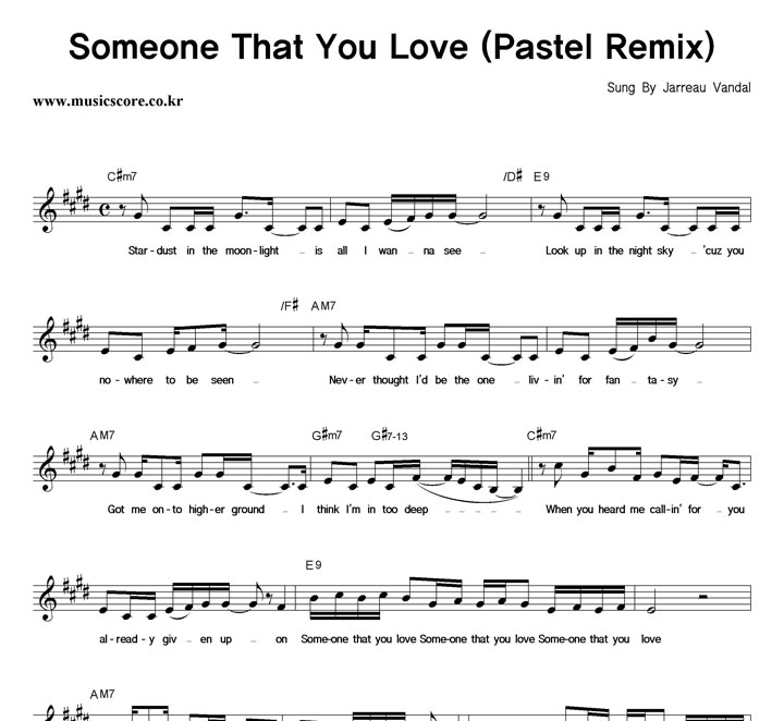 Jarreau Vandal Someone That You Love (Pastel Remix) Ǻ