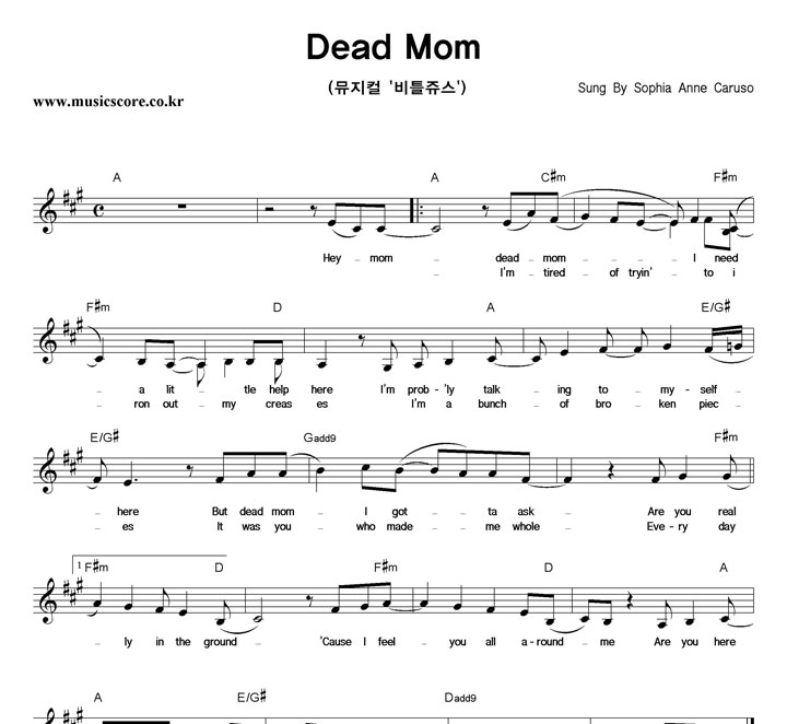 Sophia Anne Caruso Dead Mom Ǻ