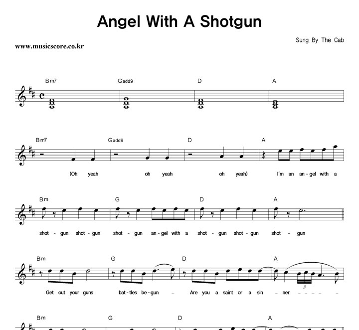 The Cab Angel With A Shotgun Ǻ